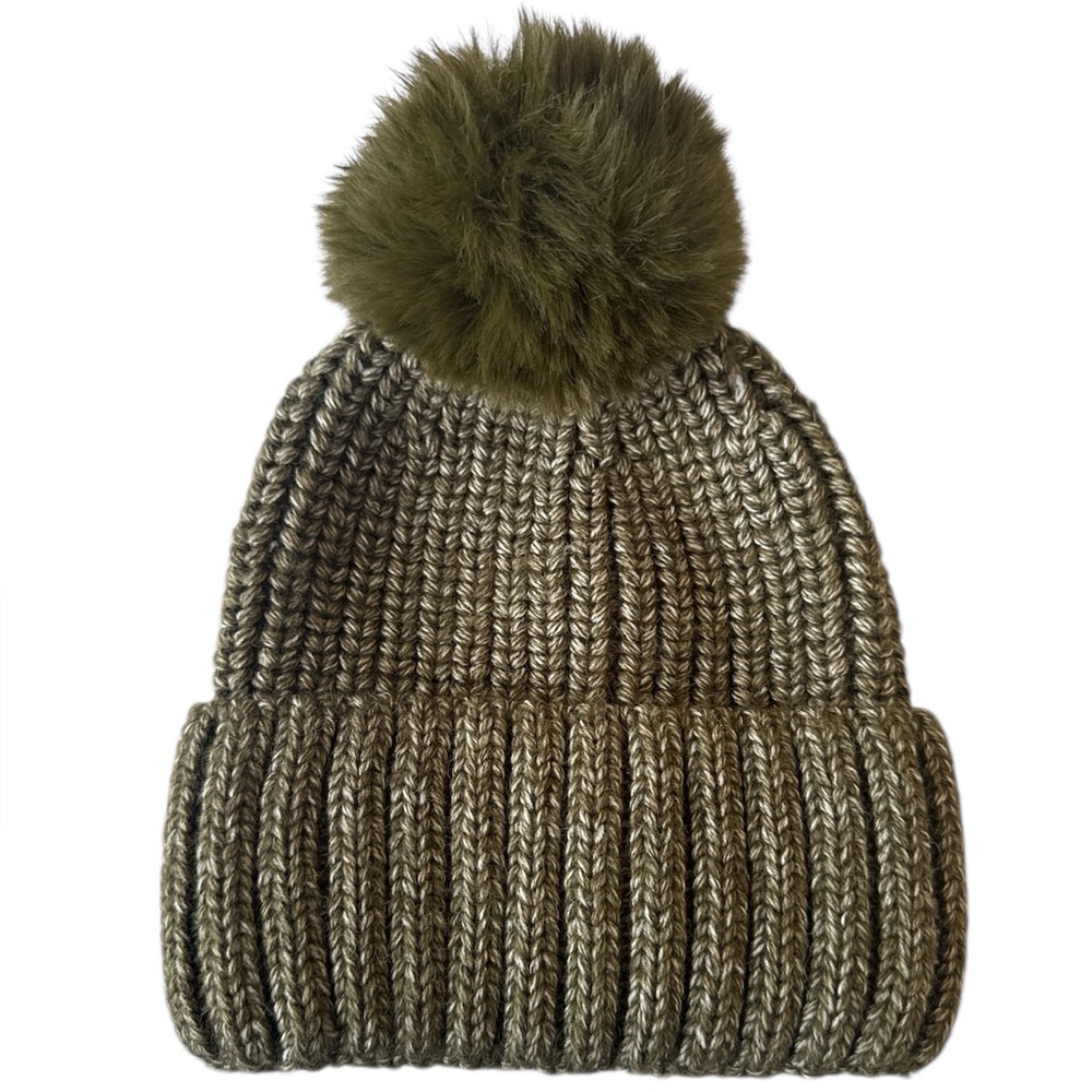 Norla Hat Beanie Pompom Alpaca Wool & Cotton Winter Ski Anthropologie
